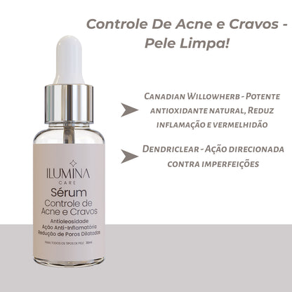Sérum Antiacne e Controle de Cravos