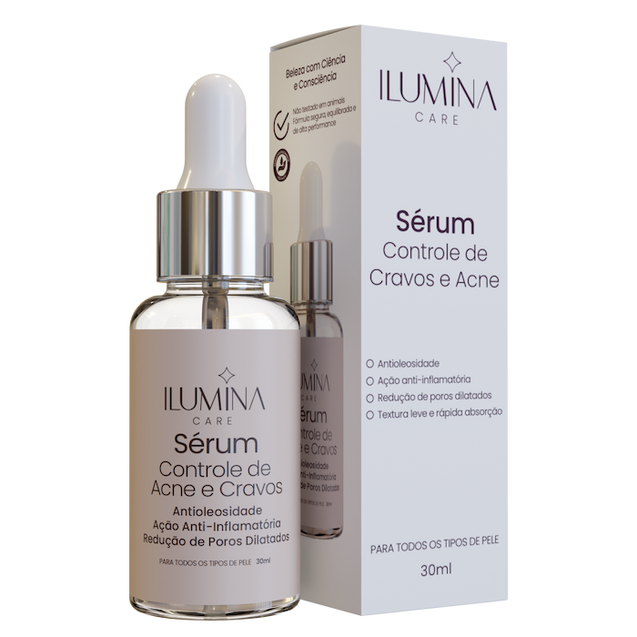 Sérum Antiacne e Controle de Cravos